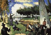 Paul Cezanne fisherman Germany oil painting artist